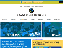 Tablet Screenshot of leadershipmemphis.org